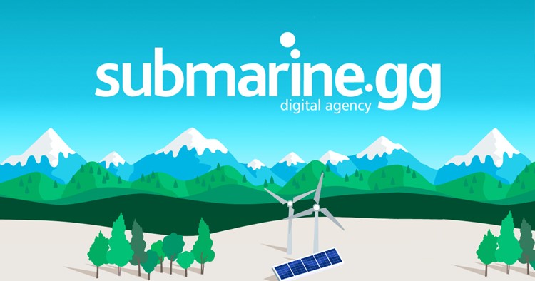 Submarine Guernsey, web developer support climate positive with Ecologi