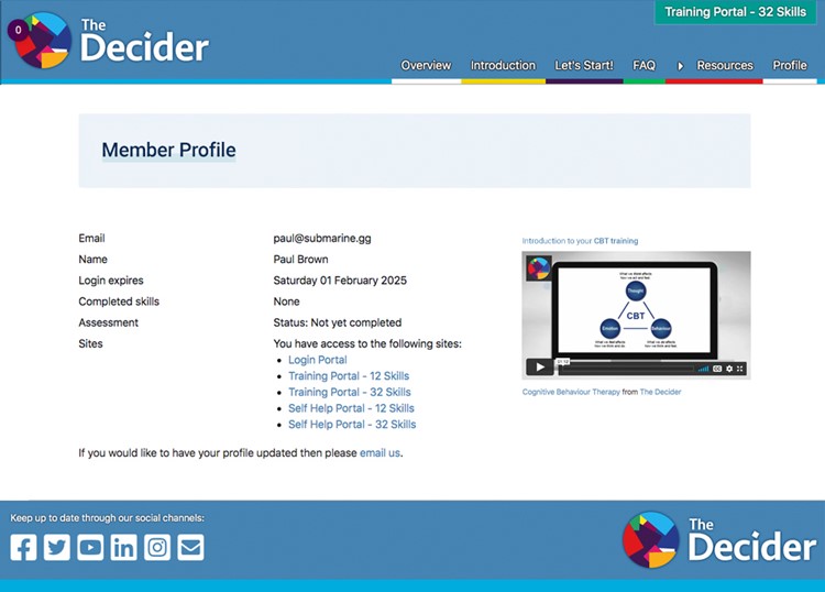 Decider Training portal by Submarine.gg