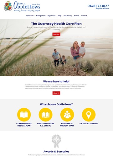 Oddfellows Guernsey - New website from Submarine