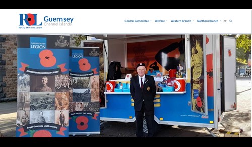 A new website for  Royal British Legion Guernsey by Submarine Guernsey