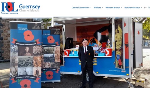 A new website for  Royal British Legion Guernsey by Submarine Guernsey